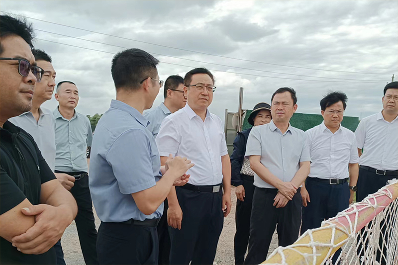贛州市委常委、副市長何琦一行蒞臨挺進(jìn)環(huán)保D5地塊土壤治理項目調(diào)研指導(dǎo)