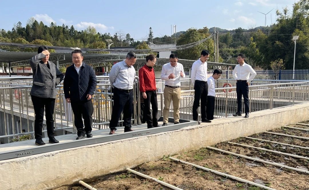 江西省生態(tài)環(huán)境廳廳長李軍等一行蒞臨公司定南稀土尾水項(xiàng)目